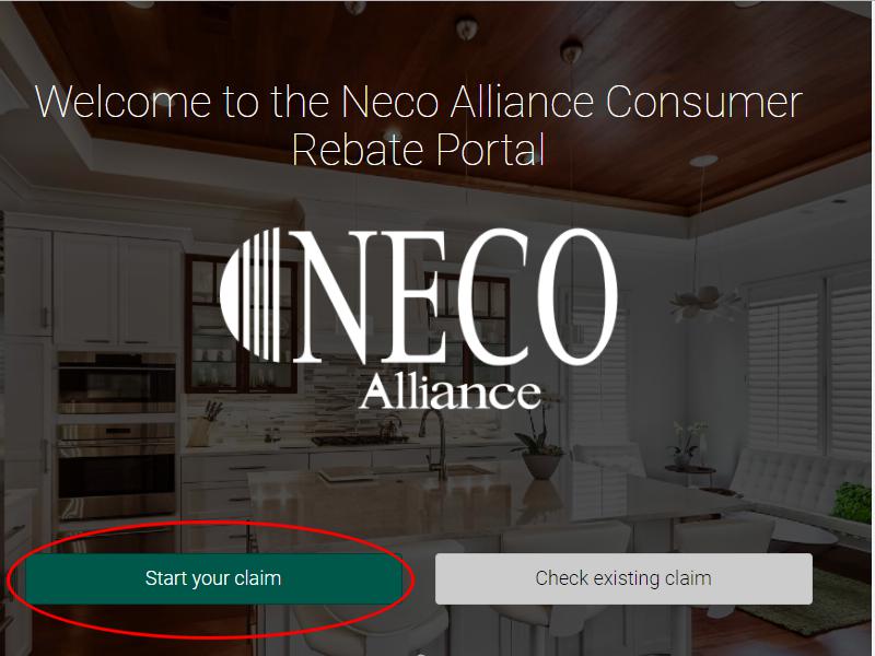 BigCentric Appliances NECO Rebate Help Information